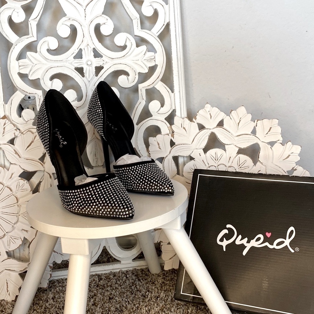 Qupid Women's Rhinestone Dress Pump! BRAND NEW IN BOX, SAME DAY SHIPPING! - Picture 14 of 15